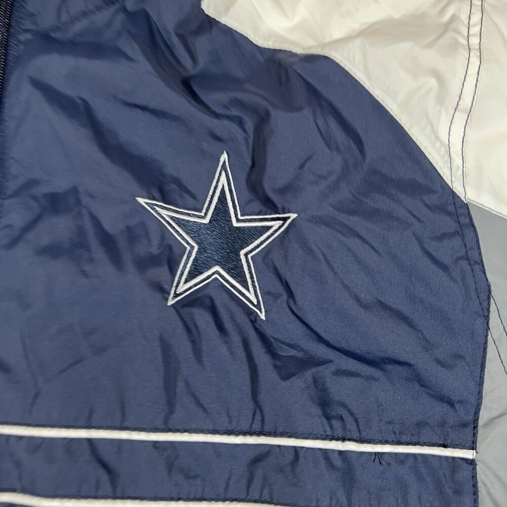 Vintage Dallas Cowboys Sports Illustrated NFL Team Apparel Windbreaker Large - Picture 6 of 10